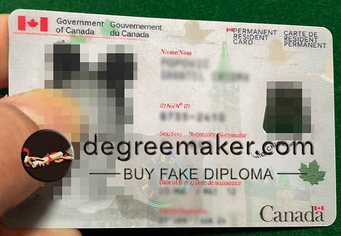 Permanent Resident Card Canada, buy Permanent Resident Card online.