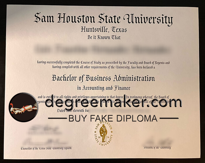 Sam Houston State University Diploma, Buy SHSU fake degree.