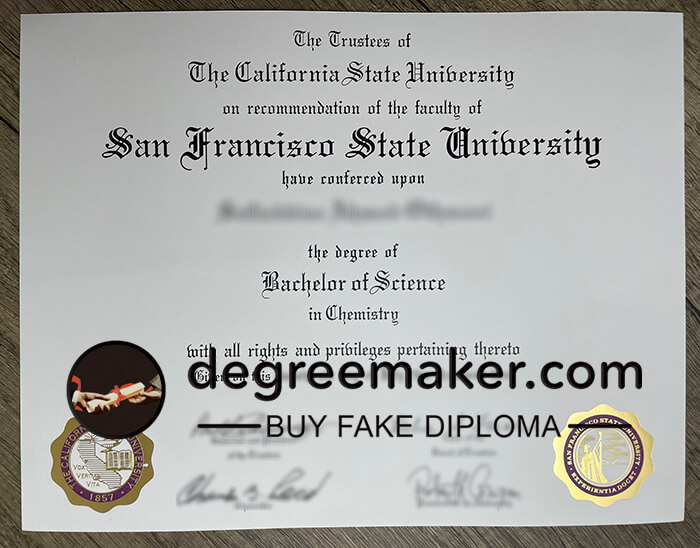 Buy SFSU diploma, buy SFSU fake degree, where to buy fake diploma? How to buy a fake San Francisco State University degree