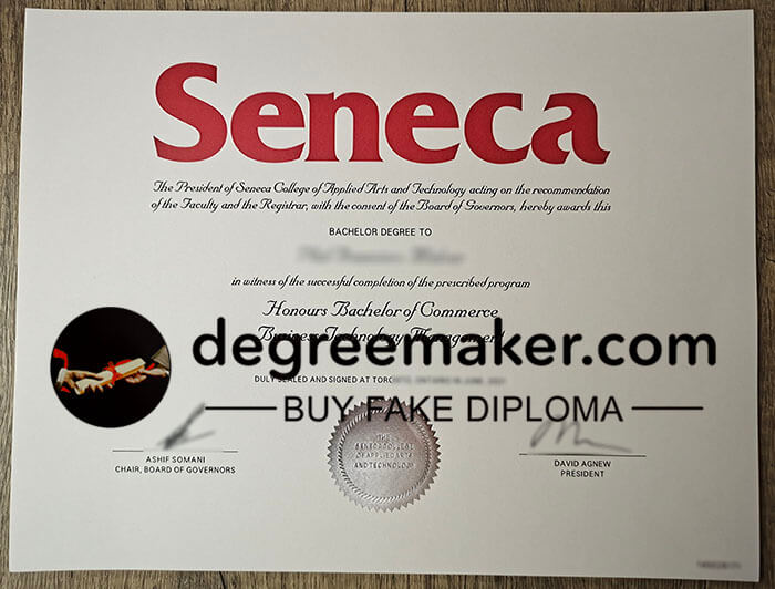 Seneca College diploma, buy Seneca College degree