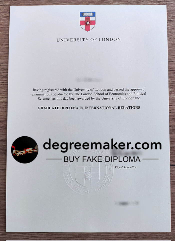 University of London diploma, buy University of London fake diploma