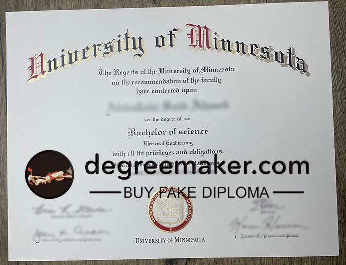 buy University of Minnesota diploma, buy University of Minnesota fake degree, order fake certificate.