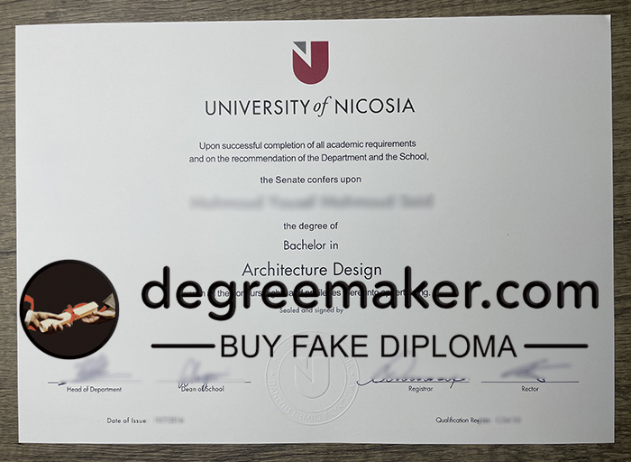 buy a fake diploma, buy fake degree, buy University of Nicosia certificate