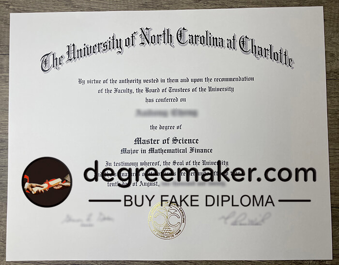 buy UNC Charlotte degree, buy fake diploma, buy UNC Charlotte fake certificate