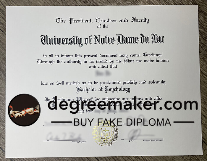 University of Notre Dame diploma, buy University of Notre Dame degree.