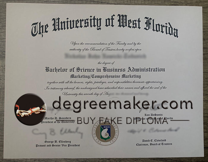 Buy University of West Florida diploma, buy WEF degree, buy fake diploma online.