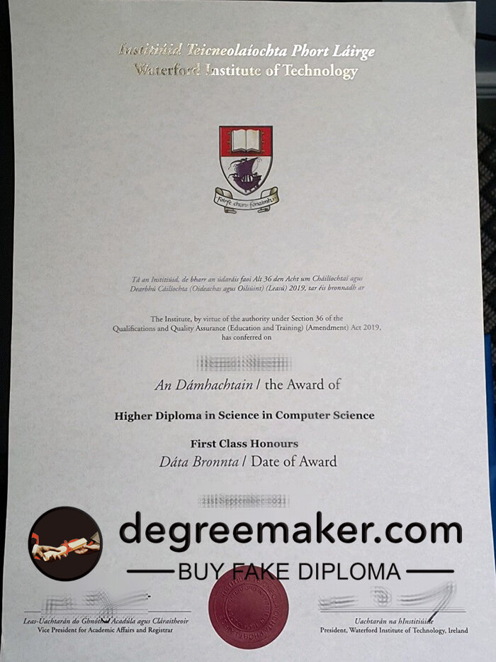 order Waterford Institute of Technology fake diploma. buy WIT diploma, buy WIT degree, where to buy WIT certificate?