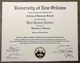 Buy University of New Orleans Degree, Buy UNO diploma.