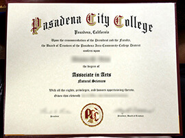 Buy Pasadena City College Diploma, buy PCC degree.