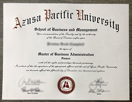 Azusa Pacific University Diploma, Buy APU Fake Diploma.