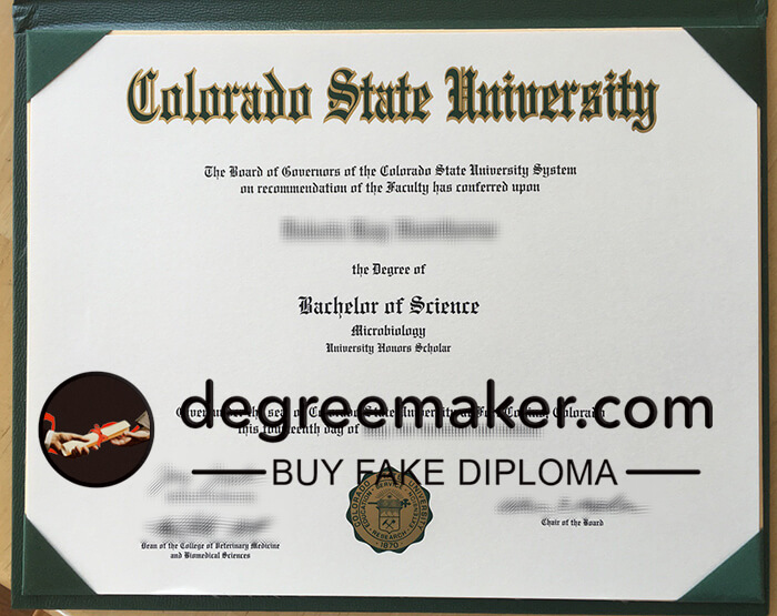 Where to buy Colorado State University diploma? buy CSU fake degree online.