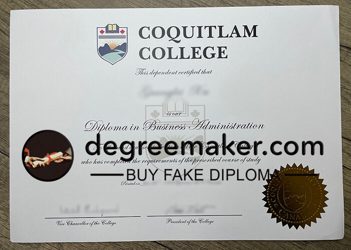 Buy Coquitlam College diploma, buy Coquitlam College fake degree.
