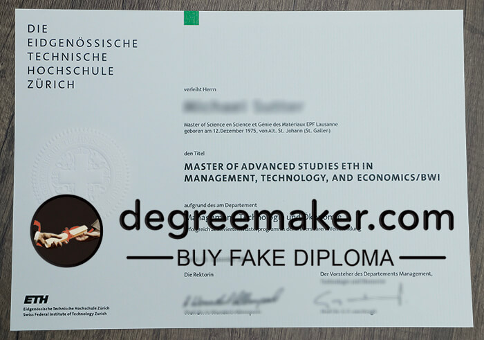 ETH Zürich diploma, buy ETH Zürich degree, order fake diploma