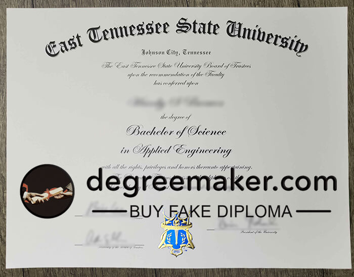 ETSU diploma, buy ETSU fake degree, how to buy ETSU fake diploma?