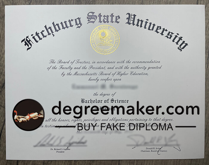 Fitchbury State University diploma, buy FSU fake degree, buy FSU fake diploma.