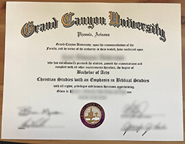 Grand Canyon University Diploma, Buy GCU Fake Degree.