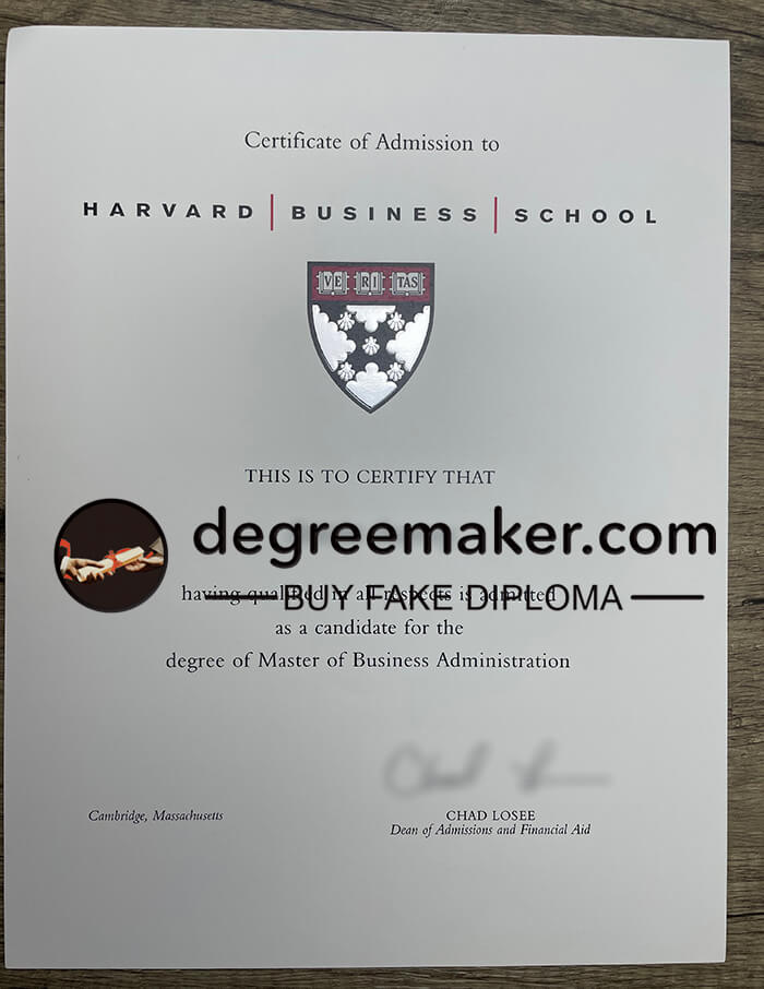 Buy Harvard Business School diploma, buy HBS fake degree, buy fake degree online.