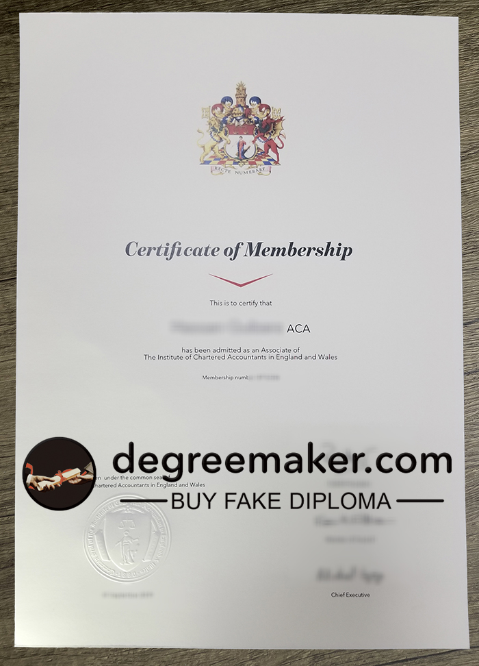 How to buy ICAEW certificate? buy Certificate of Membership.