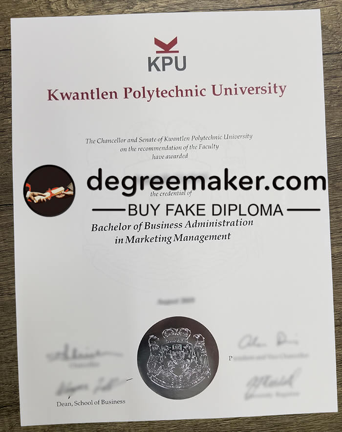 Kwantlen Polytechnic University diploma, buy Kwantlen Polytechnic University degree.