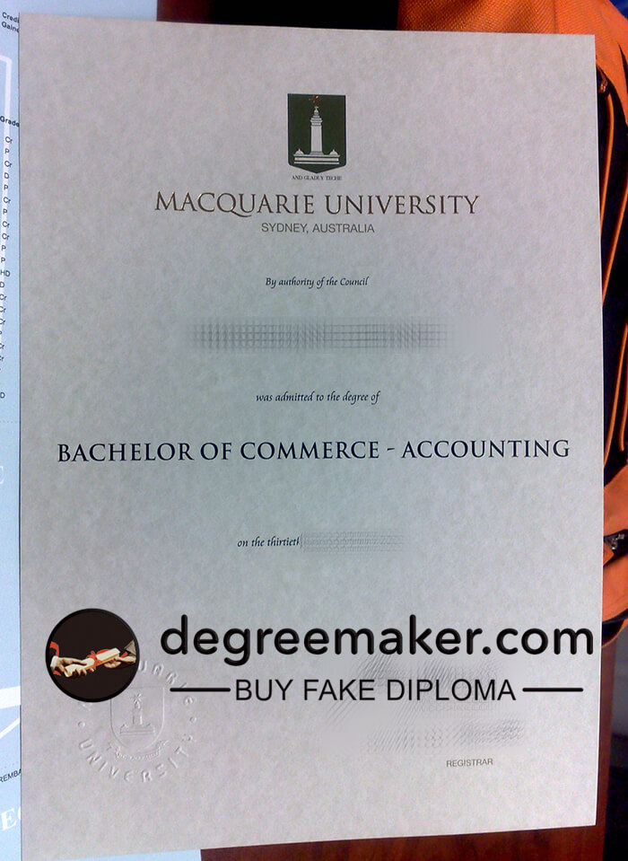 Macquarie University diploma, buy Macquarie University degree
