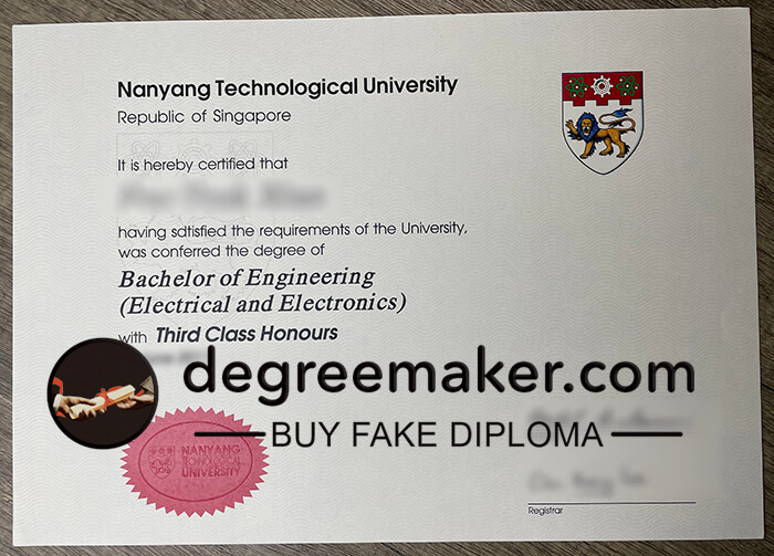 Nanyang Technological University diploma, Buy NTU diploma, buy NUT degree.