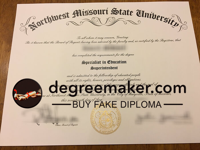 buy Northwest Missouri State University diploma, buy fake degree online.