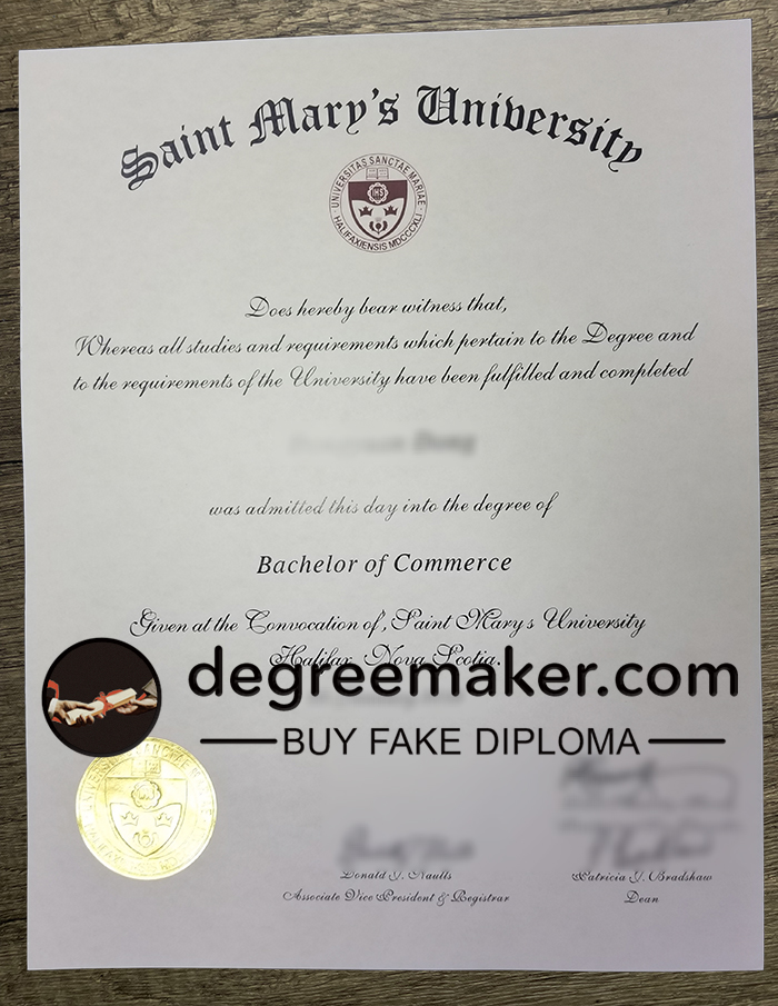 Saint Mary's University degree, Buy Saint Mary's University diploma