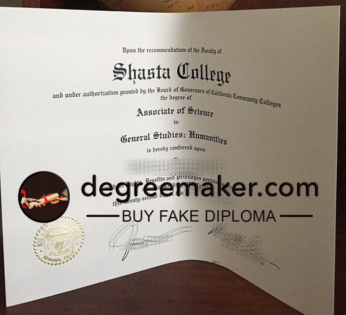 How to buy Shasta College diploma? buy Shasta College degree online