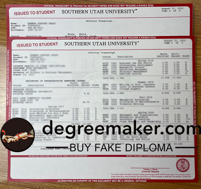 buy Southern Utah University fake transcript, buy SUU diploma, buy SUU transcript,