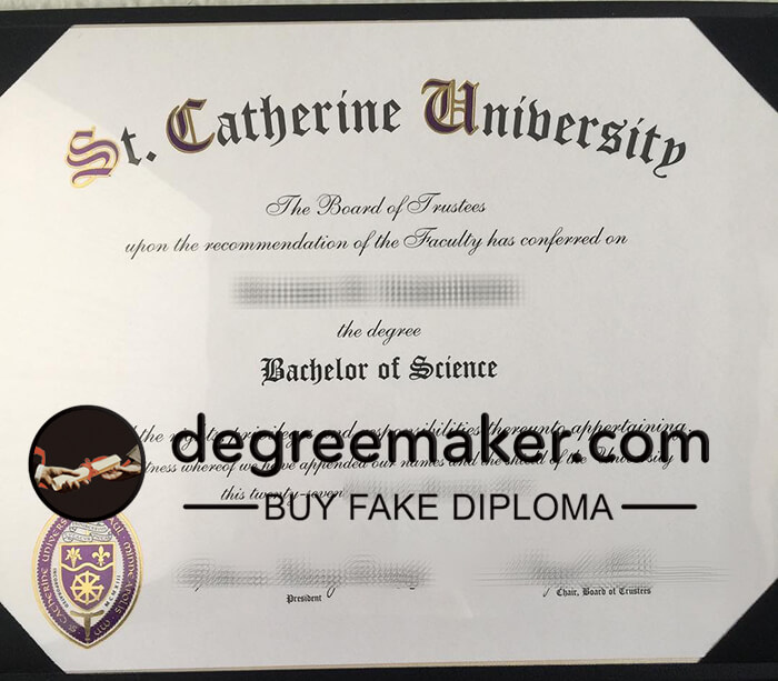 buy St Catherine University diploma, make fake diploma. buy fake diploma online.