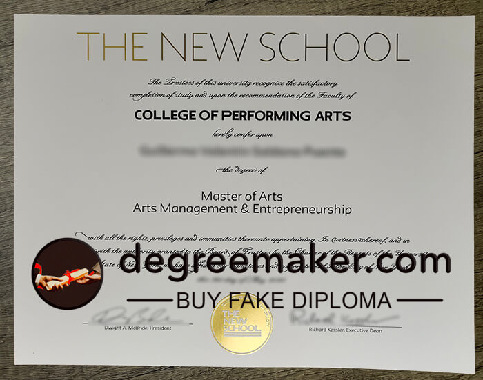 How to buy New School fake diploma? buy New School degree online.