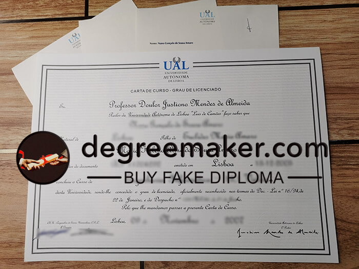 Universidade Autónoma de Lisboa diploma, buy UAL certificate