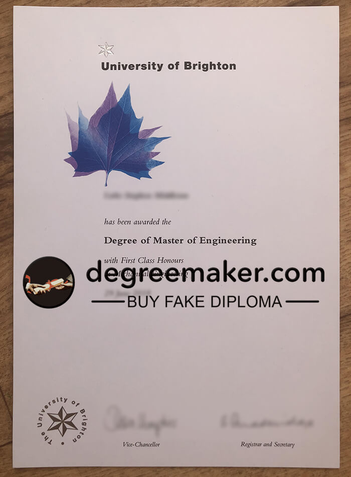 Buy University Of Brighton fake diploma, buy University Of Brighton fake degree.