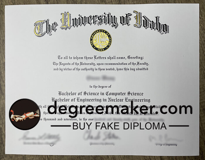 Buy University of Idaho fake diploma, buy University of Idaho fake degree online.