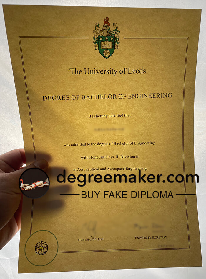 University of Leeds diploma, order University of Leeds transcript
