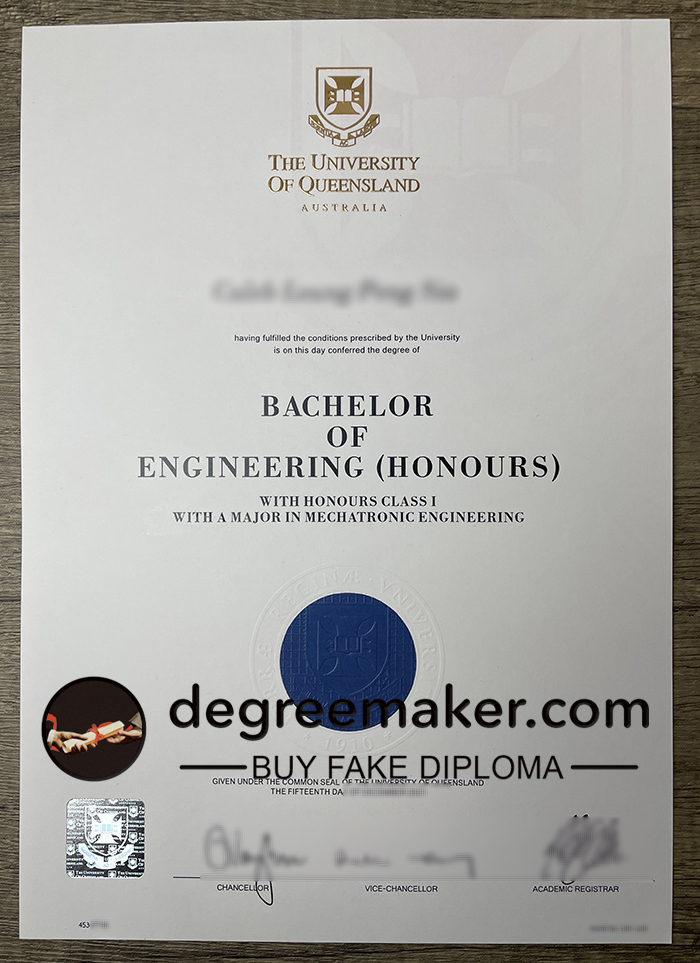 Buy University of Queensland fake diploma, buy University of Queensland fake degree online.