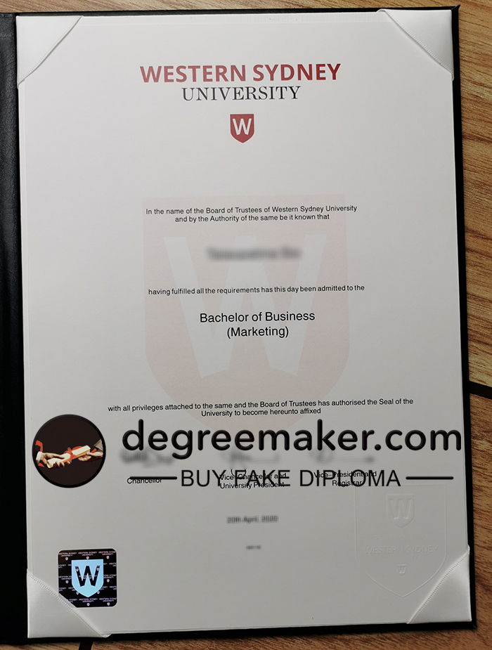 Western Sydney University diploma, buy fake diploma in Australian, buy WSU diploma