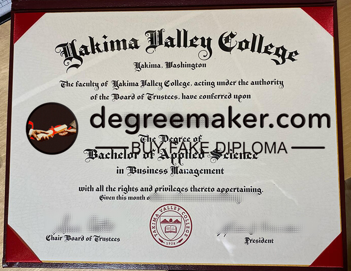 Buy Yakima Valley College diploma, buy YVC fake degree.