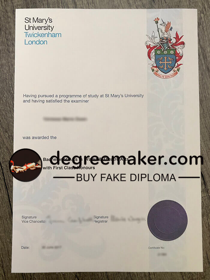 Buy St Mary's University diploma, buy St Mary's University fake degree, order St Mary's University certificate.
