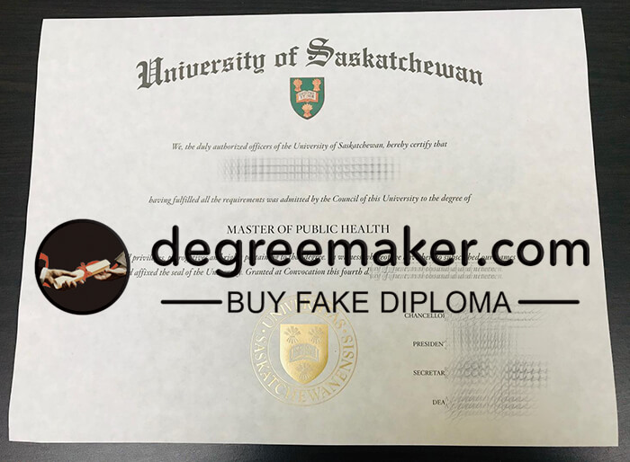 Buy University of Saskatchewan fake diploma. Make US degree.
