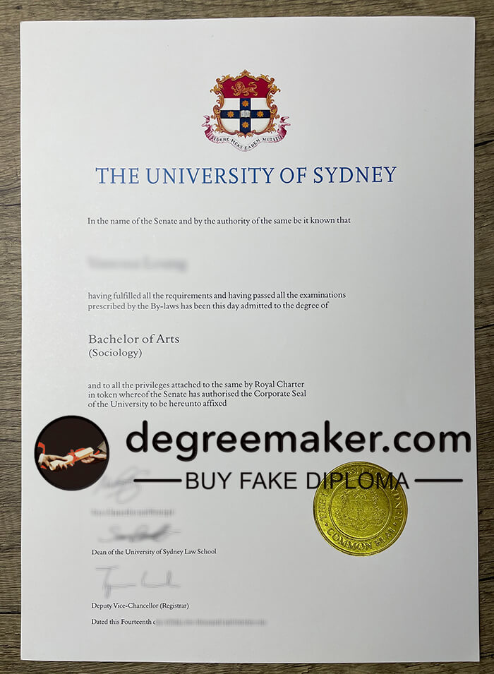 Buy University of Sydney diploma, buy University of Sydney degree, buy fake diploma online.