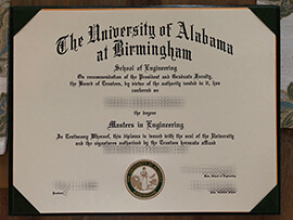 Purchase University of Alabama at Birmingham fake diploma.
