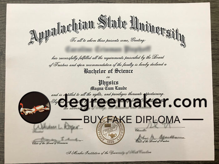 Buy Appalachian State University diploma, buy ASU fake degree, buy ASU fake diploma.