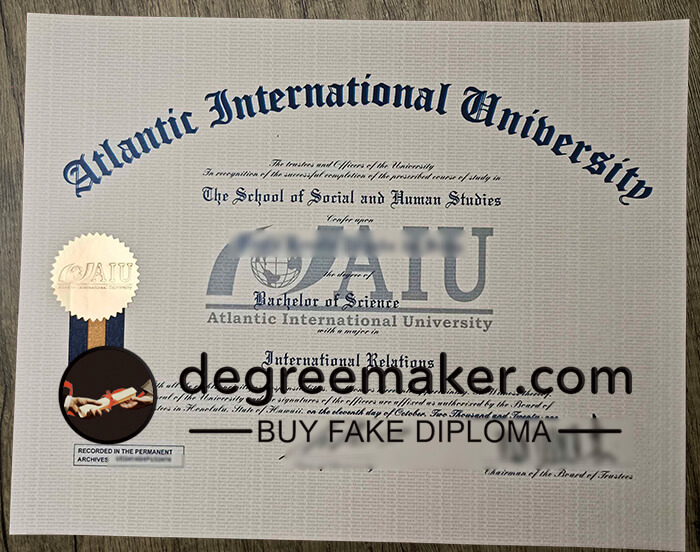 Buy Atlantic International University diploma, buy Atlantic International University degree, buy AIU fake diploma online.