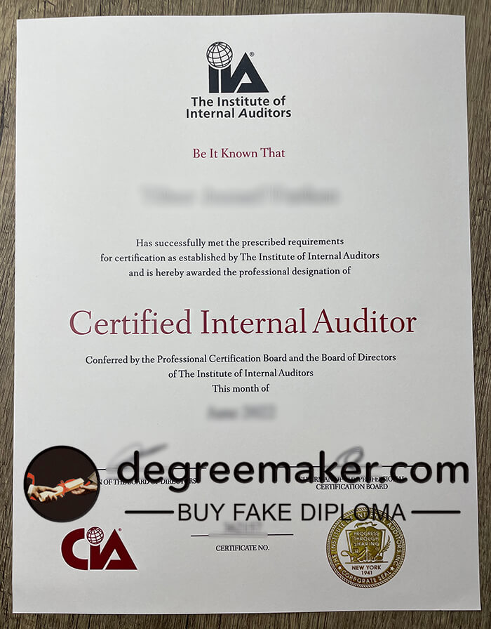 Buy CIA certificate, buy CIA fake certificate, how to order CIA fake certificate?