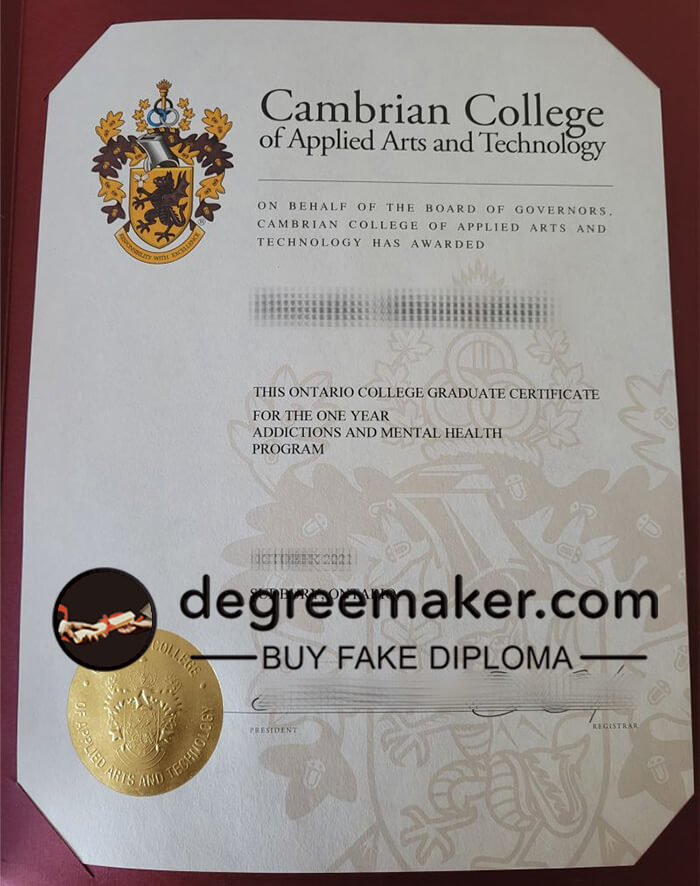 Buy Cambrian College diploma, buy Cambrian College degree, how to buy Cambrian College fake diploma?