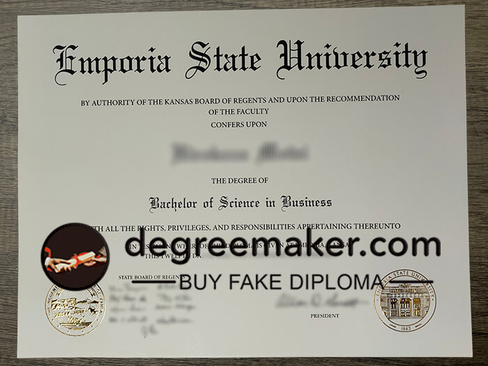 Buy Emporia State University diploma, buy ESU diploma, buy ESU degree.