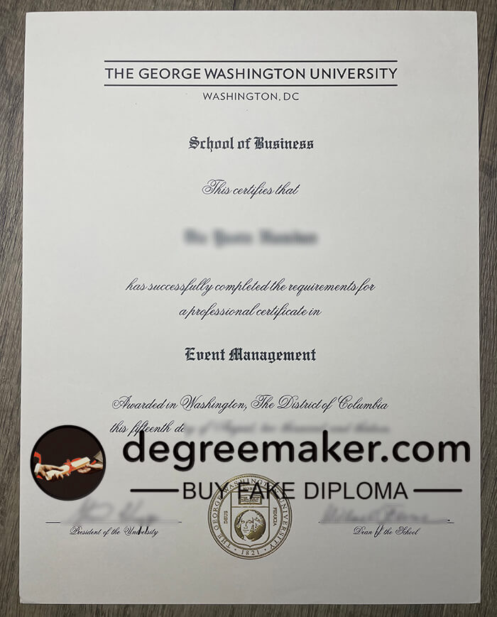 Buy George Washington University diploma, buy GWU degree, buy GWU certificate.