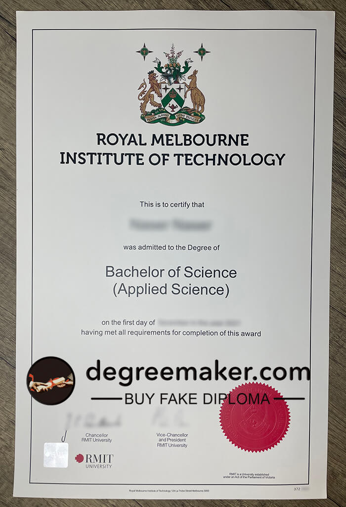 How to buy RMIT fake diploma? buy RMIT fake degree, buy RMIT bachelor of Science degree.