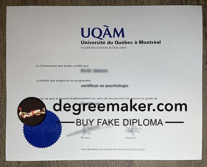 Buy UQAM diploma, buy UQAM degree, where to buy UQAM fake diploma?